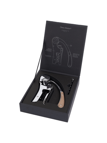 SACACORCHOS OENO MOTION WOOD & CHROME