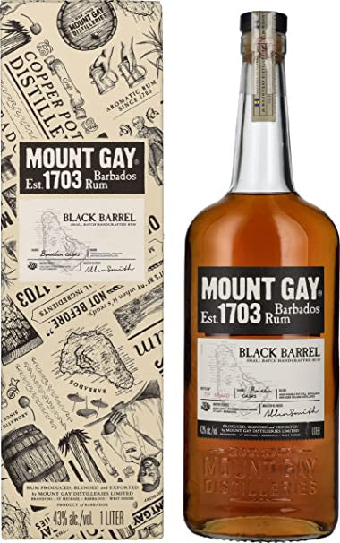 RUM MOUNT GAY 1703 BLACK BARREL