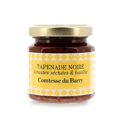 TAPENADE NOIRE, TOMATES SÉCHÉES ET BASILIC