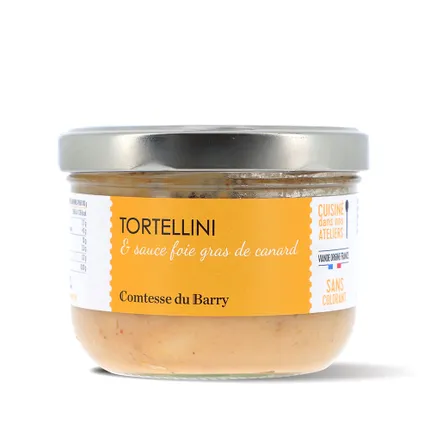 LES TORTELLINI SAUCE AU FOIE GRAS DE CANARD