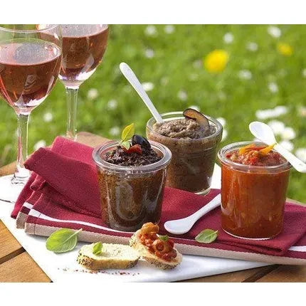 TAPENADE NOIRE, TOMATES SÉCHÉES ET BASILIC