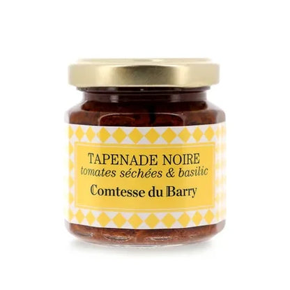 TAPENADE NOIRE, TOMATES SÉCHÉES ET BASILIC