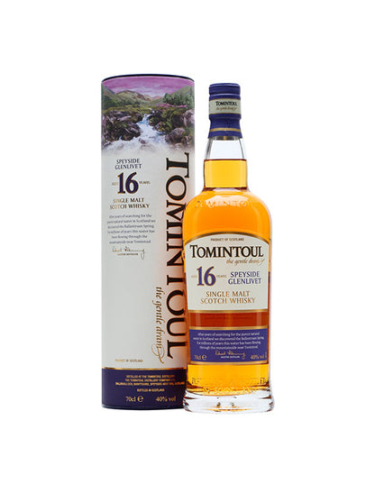 TOMINTOUL 16 YEARS