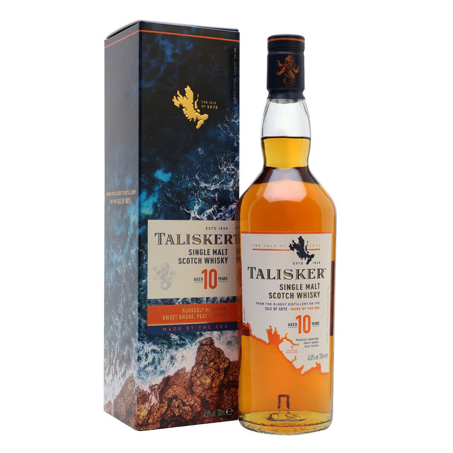 TALISKER 10 YEARS SINGLE MALT ISLE OF SKYE