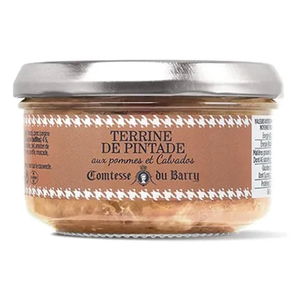 TERRINE DE PINTADE AUX POMMESET CALVADOS 140G